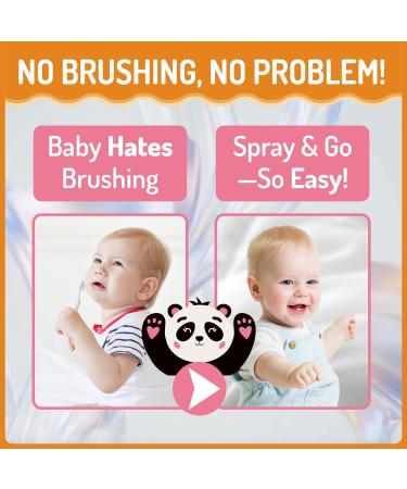 Kids Oral Spray Toddler Toothpaste Helper for Cavity Prevention and Fresh Breath Children Anticavity with Fluoride Free for Newborn to Preschoolers Kid's Mouth Spray (Orange-2P) - Buy Online on GoSupps.com