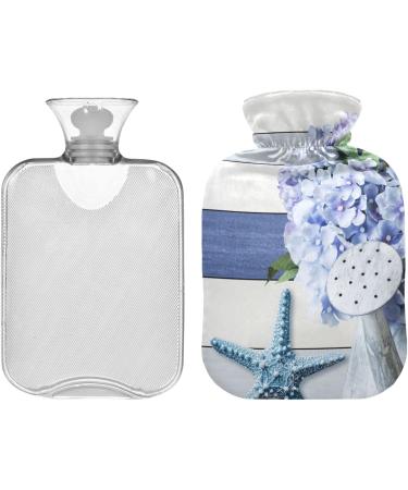 Buy Naanle 2L Hot Water Bottle - Hortanges Flower Transparent Design for Bed Hand & Feet Warmer | Pain Relief Hot & Cold Solution - Buy Online on GoSupps.com