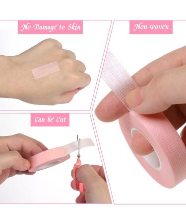Lash Tape Vaktop 6 Rolls | Breathable Micropore Eyelash Extension Adhesive Tape | False Lash Extension Accessories | 0.5 inch x 10 Yards Pink - Buy Online on GoSupps.com