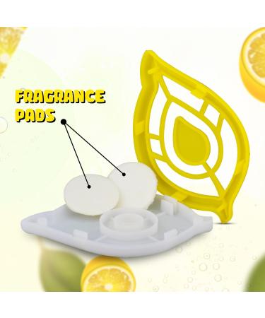 HOVUK Trash Can Freshener - Lemon Odor Remover & Air Freshener for Kitchen Waste Buckets (4 Pieces) - Self-Adhesive Swing Pedal Air Dent - Buy Online on GoSupps.com
