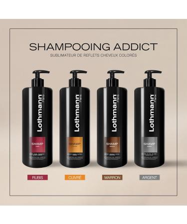 Lothmann Paris - Color Addict Ruby Red Color-Enhancing Shampoo for Colored Hair - 500ml - Buy Online on GoSupps.com