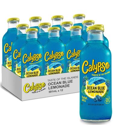 Calypso Lemonade Ocean Blue - 12 Pack of 20oz Bottles - Buy Online on GoSupps.com