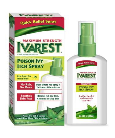 Ivarest Poison Ivy Itch Spray, 3.4 Fl Oz (1)