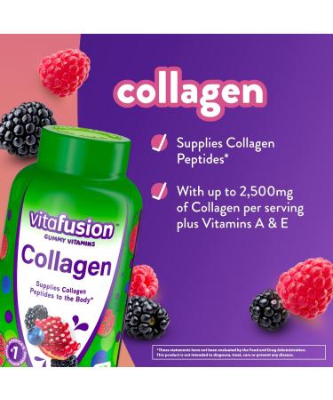 Vitafusion Collagen Gummy Vitamins 60ct - Boost Skin Health and Elasticity - Buy Online on GoSupps.com