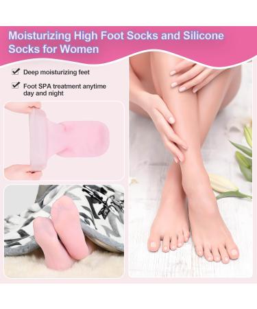 Foot Peel Mask Skin So Soft Foot Mask DYKOOK 1 Pair of Silicone Moisturising Socks Feet Hard Skin Remover Foot Care Footmask Socks Foot Spa Socks for Dry Feet Hard Skin Cracked Heel Dry Skin(S) - Buy Online on GoSupps.com