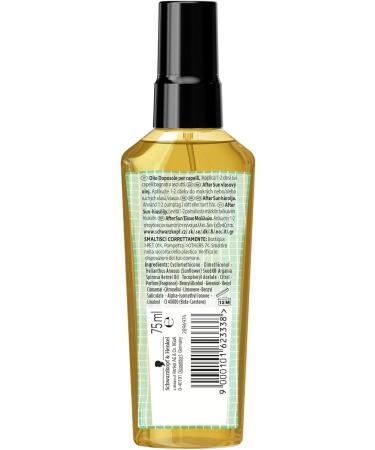  Gliss Gliss Schwarzkopf Summer Repair Repair Oil for hair stressed by summer 75ml pack - Buy Online on GoSupps.com