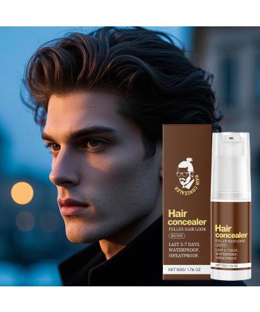  Dgayaeic Brown Sambypcelor 50g Hair Concealer Root Powder Instant Hair Thickening & Touch-Up Easy Application Non Sticky Hair Fibers for Lightening Hair and Spots - Buy Online on GoSupps.com