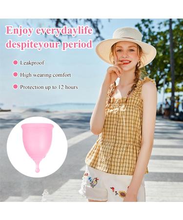 Menstrual Cup with Sterilizer - Medical Silicone Reusable Menstrual Disc & Bands | Shop Now! - Buy Online on GoSupps.com