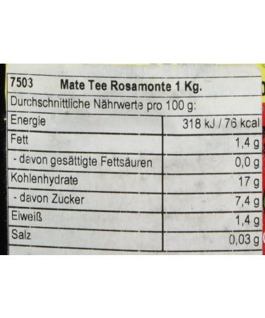 Yerba Rosamonte Argentinian Mate Tea - 5 Pack (5 x 1000g) | Premium Loose Leaf Tea for Authentic Experience - Buy Online on GoSupps.com