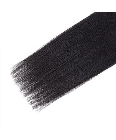 Abbily Tape in Hair Extensions Human Hair Silky Straight Remy 14 Natural Black - 20pcs 40g - Buy Online on GoSupps.com