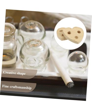 Lurrose 10st AI Cake Moxibustion Pads - Natural Chinese Moxi Stick Patches for Acupuncture | Moxa Care 4.5x4.5cm - Buy Online on GoSupps.com