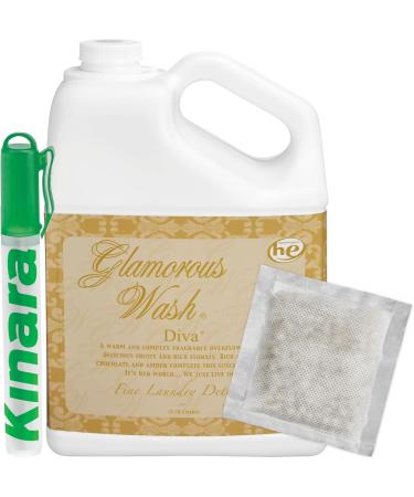 Tyler DIVA Glamorous Wash HE Liquid Laundry Detergent - 1 Gallon Bundle with Stain Remover Pen & Fresh Scented Sachet | Gentle Laundry Soap for All Fabrics - Shop Internationally - Buy Online on GoSupps.com