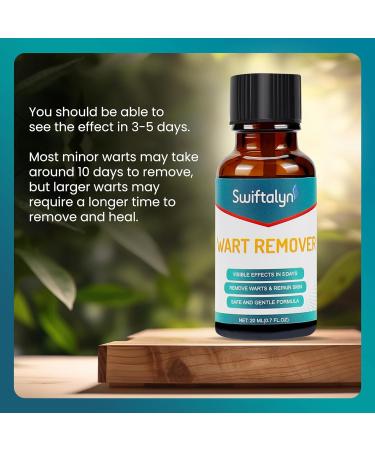 Wart Remover 20 ML - Effective Wart Removal for Hands and Body - Skin Repair Solution - Buy Online on GoSupps.com