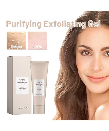 Purifying Exfoliating Gel 2 Pcs: Gentle Exfoliating Gelfor Face Facial - Gel Scrub for Face Cleans Dirt &Oils - Buy Online on GoSupps.com