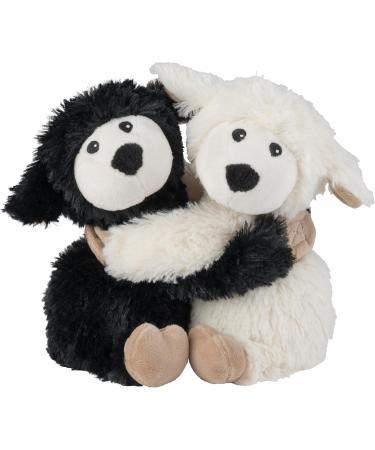 Buy Warmies Cuddly Toy Sheep Set | Cozy Black and White Plush Friends - International Shipping Available - Buy Online on GoSupps.com