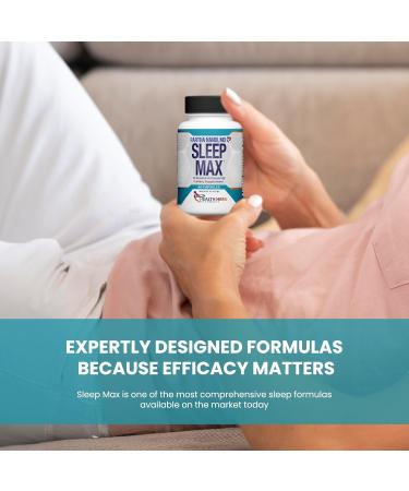 Sleep Max Natural Sleep Aid Magnesium GABA 5-HTP & Taurine REM Sleep & Deep Sleep Supplement Without Melatonin Non-Habit Forming Vegan Herbal Sleep Aid Non-GMO 60 Capsules - Buy Online on GoSupps.com