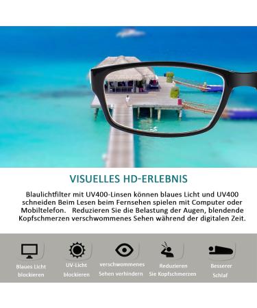 Cojwis Reading Glasses 6 Pack for Men & Women - Quality Spring Hinge Blue Light Filter Readers (Mixed Colors 2.0 0.0) - International Shipping Available - Buy Online on GoSupps.com