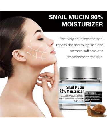 Snail Mucin 92% Moisturizer Gel Cream - Hydrating All In One Face Cream for All Skin Types - 1pc - Buy Online on GoSupps.com