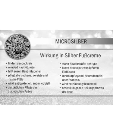 Blure Silver Foot Cream 100ml - Hydrating Relief for Dry Sensitive Cracked Feet | Treat Foot Odor & Itching with Microsilver | International Shipping Available - Buy Online on GoSupps.com