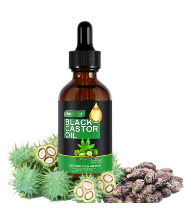 ONELUX Jamaican Black Castor Oil (2.02 fl oz) Natural Hair Care Oil Skin Care Nourishes & Hydrates for Unisex