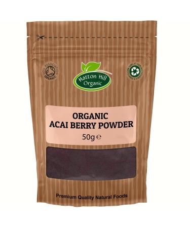 Organic Acai Berry Powder 50g by Hatton Hill Organic