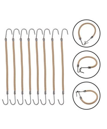 Frcolor 20pcs Ponytail Hook Elastic Bands & Hair Clips - Hair Styling Essentials in Apricot - Buy Online on GoSupps.com