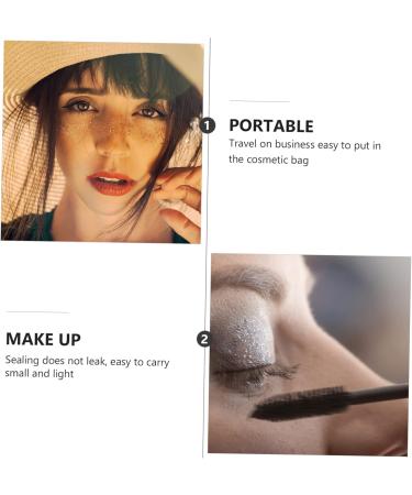  Mikinona Mikinona 6 Sets Cosmetic Transfer Tube and Container Refillable Mascara DIY Clear Mini Eyelash Curls Ml Lip Kit Interior Makeup Funnels Tubes Cream - Buy Online on GoSupps.com