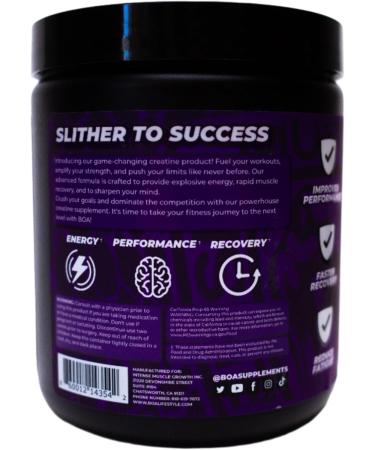 BOA Creatine MAXX Creatine + Glutamine - Creatine Supplement with L-Glutamine for Improved Performance Faster Recovery Increased Strength Enhanced Energy Reduce Fatigue - Unflavored (30 SERVINGS) - Buy Online on GoSupps.com