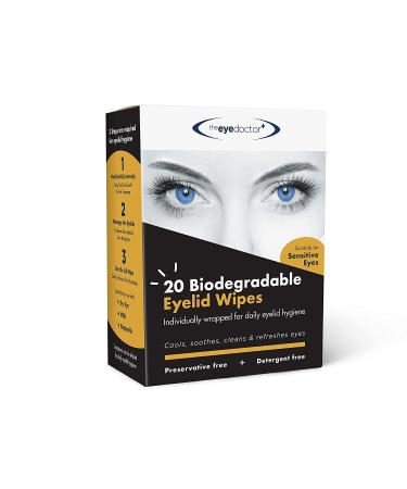 Eye Doctor Eyelid Wipes - 40 Single Use Lid Wipes for Sensitive Eyes - Detergent & Preservative Free - 40 Count - Buy Online on GoSupps.com