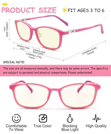 360 TR90 Computer Glasses for Kids | Blue Light Protection & UV Shielding for Girls - Buy Online on GoSupps.com