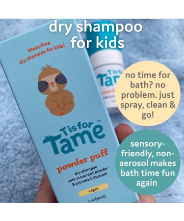 T is for Tame Dry Shampoo for Babies & Kids - Sensory Friendly Waterless Cleanser | 1 Ounce | April 2023 Release - Buy Online on GoSupps.com