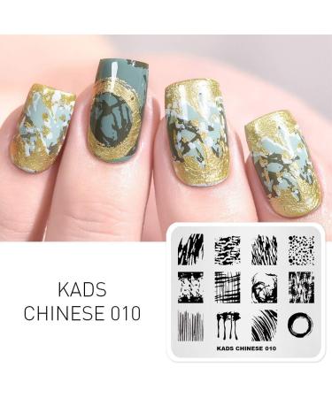 KADS Chinese Style Nail Art Stamping Plate - Stencil Nails Tool (CN010) - Buy Online on GoSupps.com