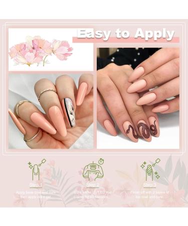 Lavender Violets 15ml Gel Nail Polish in Milk Pink | UV/LED Soak Off, Manicure & Pedicure | A0067 - Buy Online on GoSupps.com