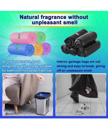 1.5gal Small Trash Bags AOSULI 200 Counts Garbage Bags Colourful Bin Liners for Home Office Lawn Bathroom Toilet Wastebasket (Fits 0.8 1.5 1.2 Gal Gallon Bins) 200 count (Pack of 1) - Buy Online on GoSupps.com