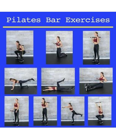 Spirited Namaste Pilates Bar Kit - Portable Home Gym with Resistance Bands | Adjustable 20-40 lb Workout Equipment for Men & Women - Buy Online on GoSupps.com
