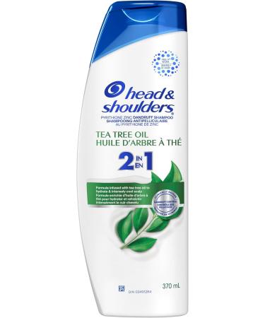 Head & Shoulders Tea Tree Oil 2-in-1 Anti-Dandruff Shampoo + Conditioner 370 mL 370 g (Pack of 1) - Buy Online on GoSupps.com