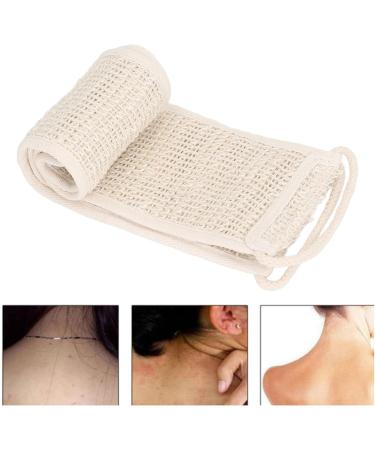 Exfoliating Back Scrubber Dead Skin Removal Towel Deep Cleansing with Soft Texture Suitable for Daily Cleaning Needs Cotton Linen - Buy Online on GoSupps.com