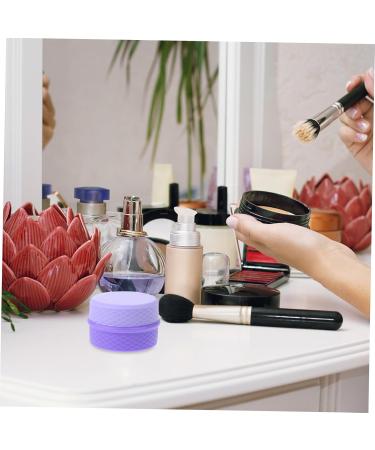 FOMIYES 1 Set Cream Box Empty Makeup Pot Salve Jar Makeup Pots Container Lotion Cream Jar Face Cream Pot Cream Holder for Women Body Butter Jar Storage Box Miss Leakproof Purple Silica Gel 6.5X6.5X4.5CM Purple - Buy Online on GoSupps.com