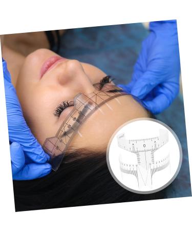 DRESSOOS Eyebrow Ruler Stencils 10pcs Eyebrow Design Ruler Disposable Eyebrow Stencil Tools Eyebrow Face Ruler Eyebrow Shape - Buy Online on GoSupps.com