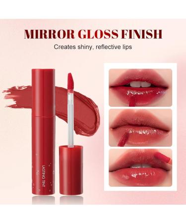 Nbzsmlkn Mirror Gloss Lip Gloss Moisturizing Mirror Liquid Lipstick Long Lasting Waterproof Lip Tint Nonstick Cup Shiny Finish Long Lasting Natural Makeup 12+13 - Buy Online on GoSupps.com