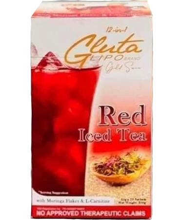 GLUTA LIPO GOLD SERIES RED ICED TEA 12 in 1 - Buy Online on GoSupps.com