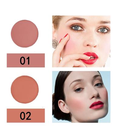 Wismee 8 Colors Matte Blush Palette - Professional Mineral Cheek Makeup Compact - Buy Online on GoSupps.com