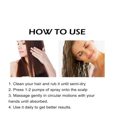 Rice Water Hair Growth Spray for Thinning Hair - 2PCS Hair Helper - Buy Online on GoSupps.com