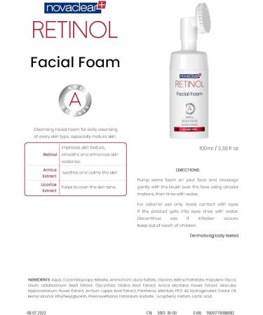 RETINOL Facial Foam - Buy Online on GoSupps.com