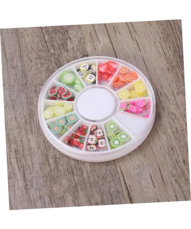 Housoutil Manicure Tool 12 Nail Beauty Accessories Nail Art Decor Diy Decoration for Nail Polymer Clay Slices for Nail Manicure Nail Protector - Buy Online on GoSupps.com