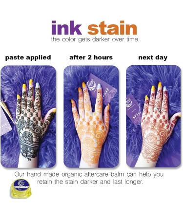 Indian Body Art Painting Drawing Temporary Tattoo Paste Cone - Brown (3 Cones) - Buy Online on GoSupps.com