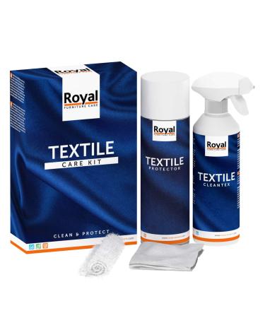 Royal Textile Care Set | 500 ML Cleantex Cleaning and 500 ML Protector Protection with Cleaning Glove and Cloth