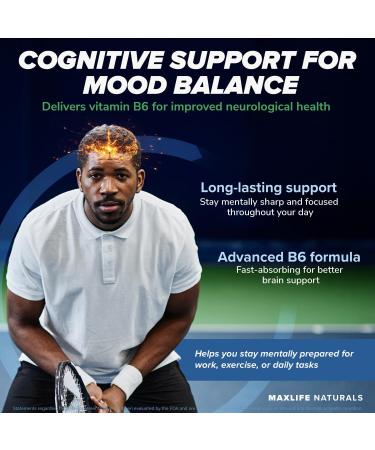 P5P Pyridoxal-5-Phosphate 100mg | Active Vitamin B6 Supplement | High Potency Bioavailable P5P Capsules | Supports Energy, Nerve Health & Amino Acid Metabolism | 240 Easy-to-Swallow Capsules - Buy Online on GoSupps.com