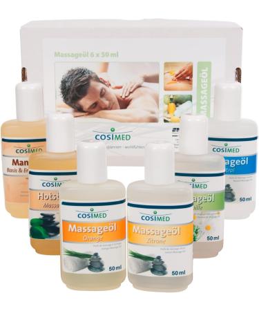 Sample Set Massage Oil - 6x50ml Physiotherapy Oils for Optimal Relaxation & Wellness | International Shipping - Buy Online on GoSupps.com