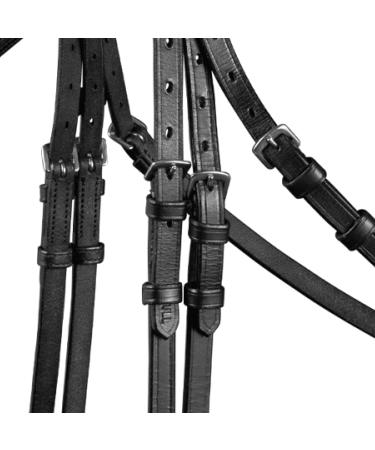WALDHAUSEN X-Line New Shape II Bridle for Warmblood - Black | Premium Equestrian Gear International Shipping Available - Buy Online on GoSupps.com
